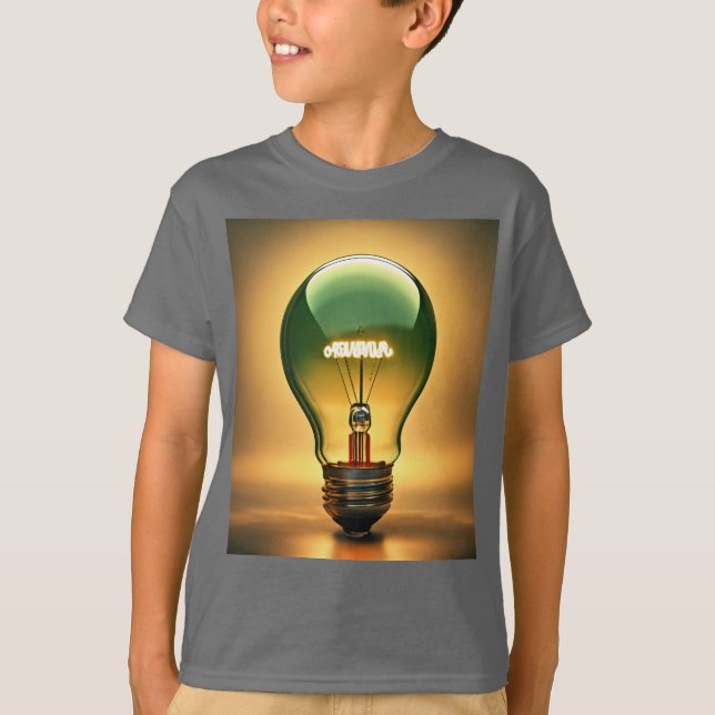Lightbulb Speedometer Tee – Ignite Your Ideas (Front)