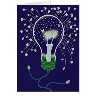 LightBulb Stars Card