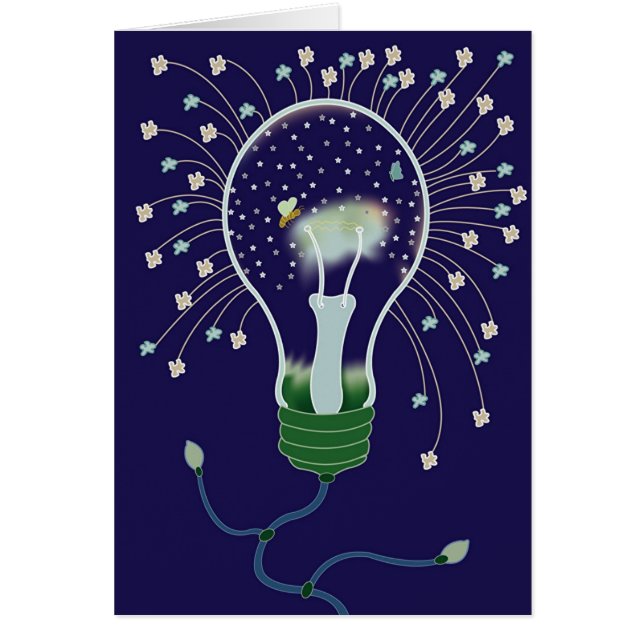 LightBulb Stars Card (Front)