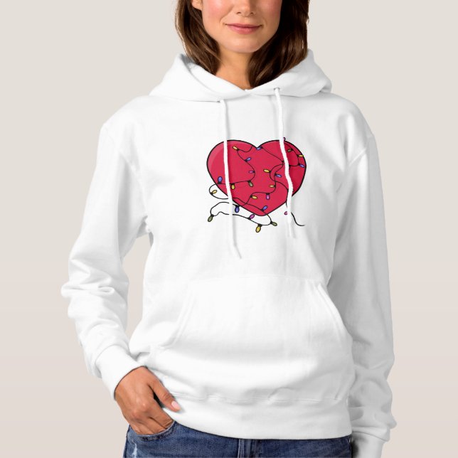 Lighted Heart Hoodie (Front)