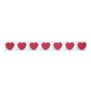 Lighted Heart Satin Ribbon