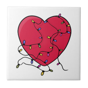 Lighted Heart Tile