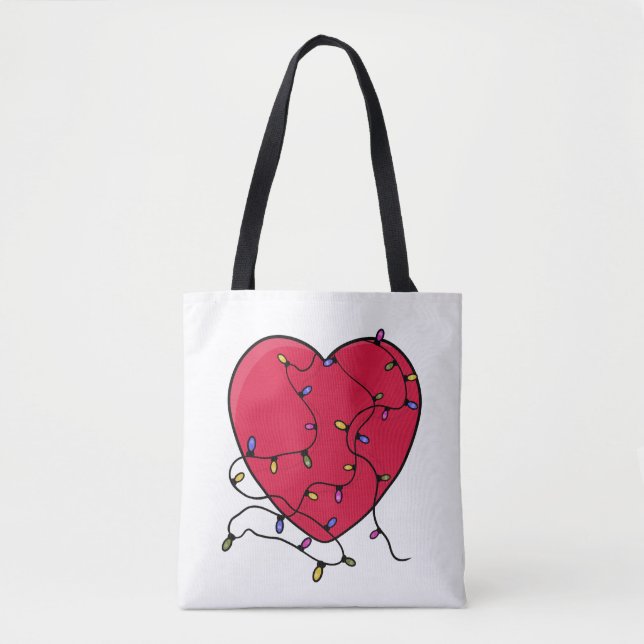 Lighted Heart Tote Bag (Front)