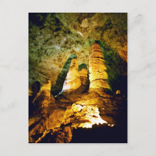 Lighted Interior Of Carlsbad Caverns National Park Postcard