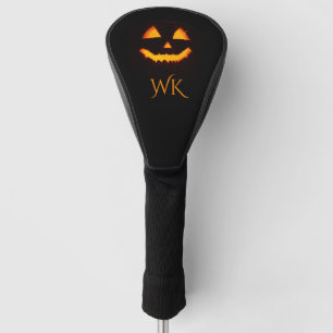 Lighted Jack O Lantern  Golf Head Cover