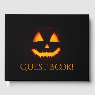 Lighted Jack O Lantern  Guest Book