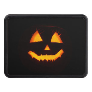 Lighted Jack O Lantern  Trailer Hitch Cover