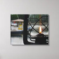 Lighted Lamp by the Lake