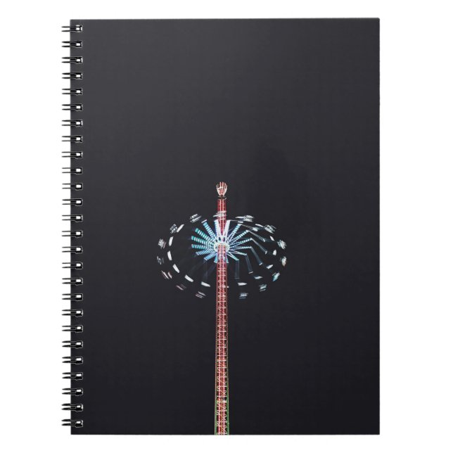 LIGHTED TOWER DURING NIGTTIME NOTEBOOK (Front)