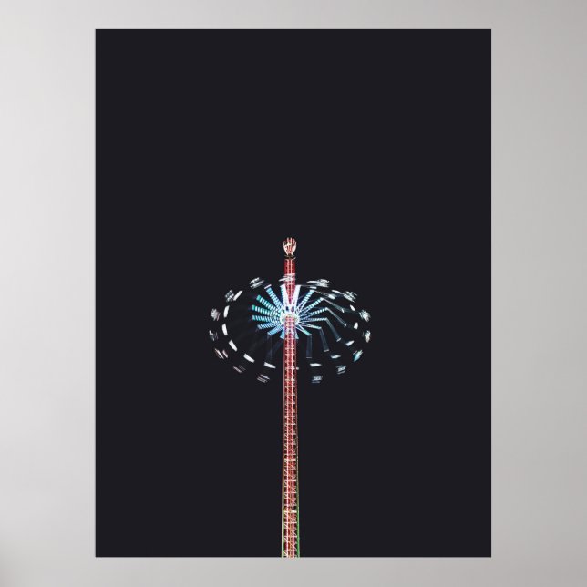 LIGHTED TOWER DURING NIGTTIME POSTER (Front)