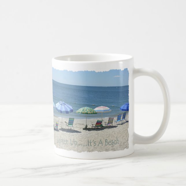 Lighten Up Mug, Guthrie Beach Coffee Mug (Right)