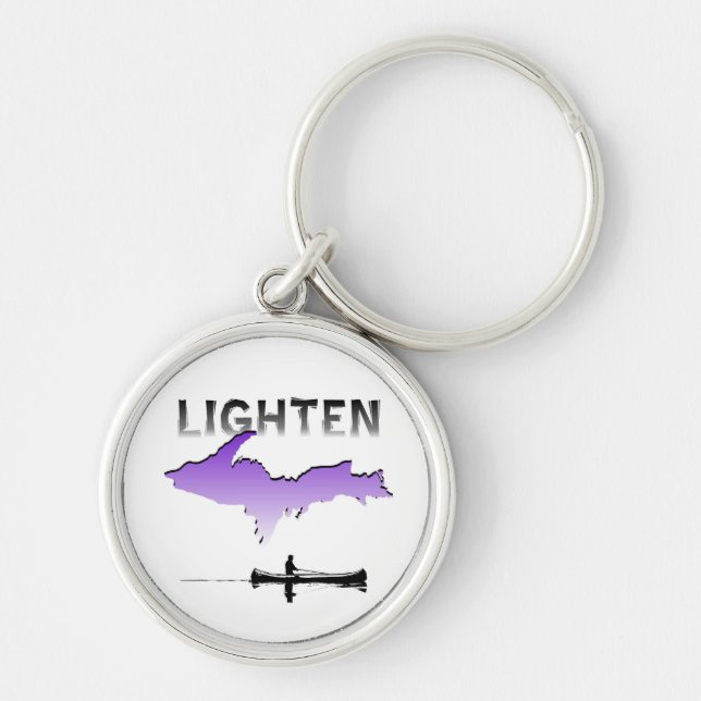 Lighten Up Yooper Key Chain (Front)