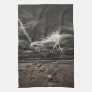 Lightening Strike Kitchen Dish Towel