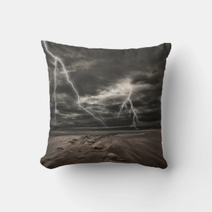 Lightening Strike Throw Couch Pillow