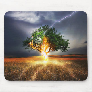 Lightening Tree Mouse Pad