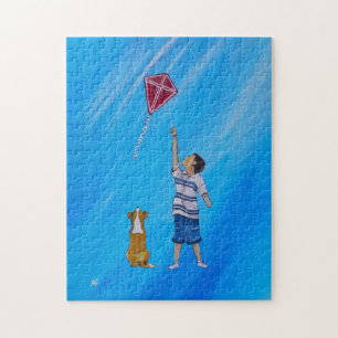 Lighter than Air Painting by Alfred Fox Jigsaw Puzzle