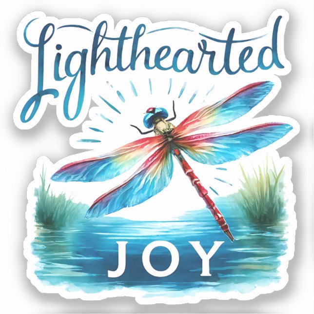 Lighthearted Joy - Artistic Dragonfly (Front)