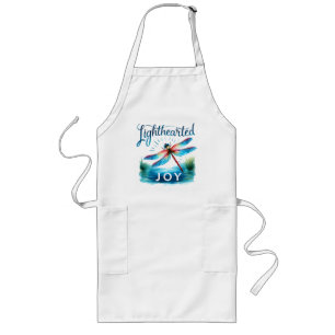 Lighthearted Joy - Artistic Dragonfly Long Apron