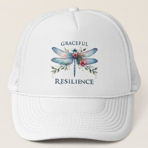 Lighthearted Joy - Artistic Dragonfly Trucker Hat