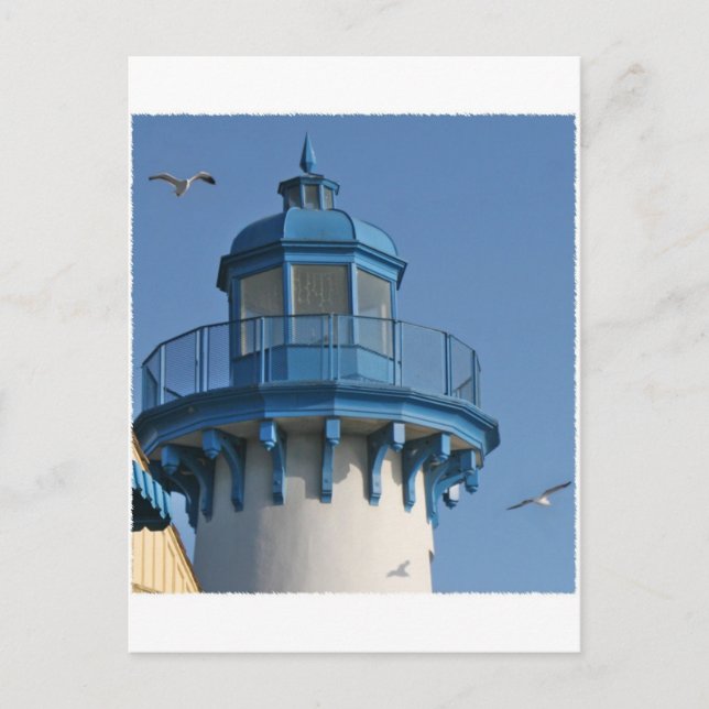 Lighthouse 070410 framed postcard (Front)