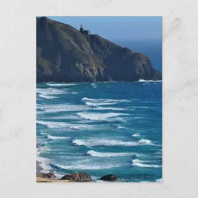 Lighthouse and the Sea Postcard (Front)