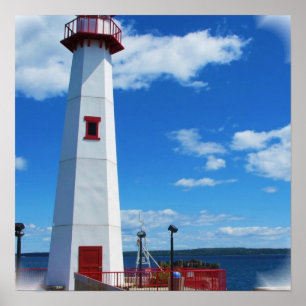 Lighthouse Art Poster Print