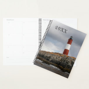 Lighthouse At Beagle Channel Planner