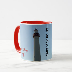 Lighthouse at Cape May Point, NJ Mug