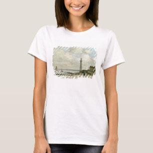 Lighthouse at Honfleur, 1864-66 (oil on panel) T-Shirt