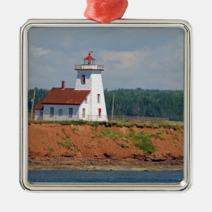 Lighthouse at North Umberland on Prince Edward Metal Ornament