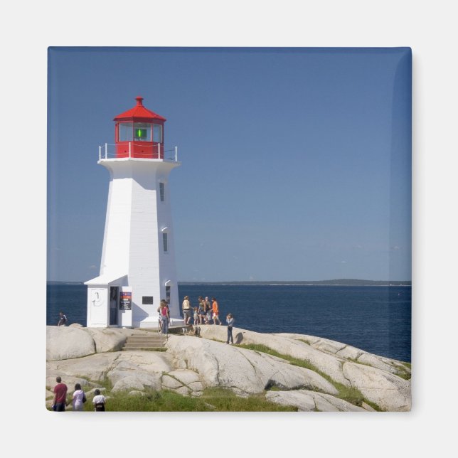 Lighthouse at Peggy's Cove, Nova Scotia, Canada. Magnet (Front)