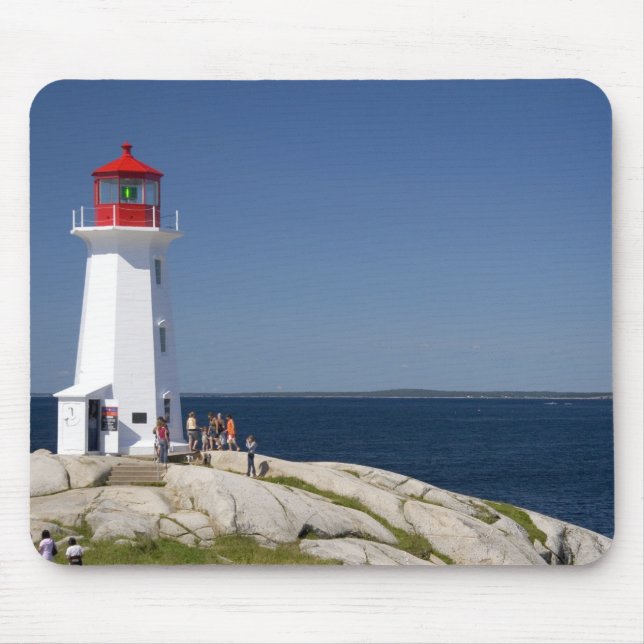 Lighthouse at Peggy's Cove, Nova Scotia, Canada. Mouse Pad (Front)