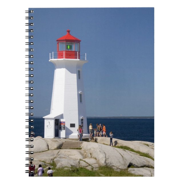 Lighthouse at Peggy's Cove, Nova Scotia, Canada. Notebook (Front)