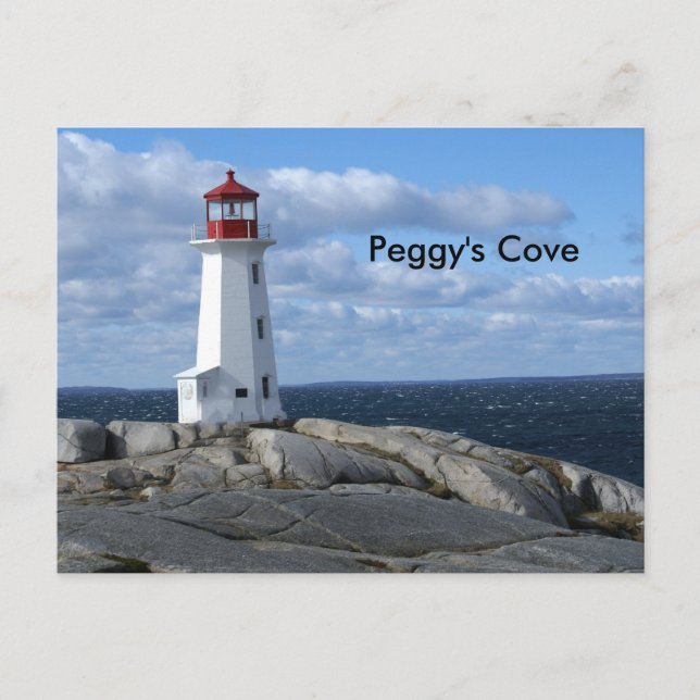 Lighthouse at Peggy's Cove Postcard (Front)
