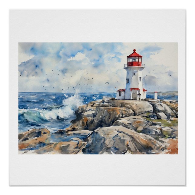 Lighthouse at Peggy's Cove,  Poster (Front)