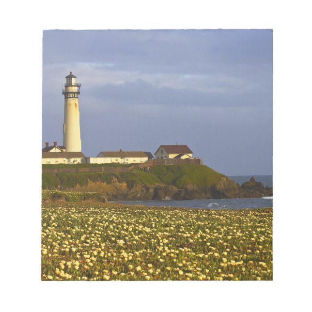Lighthouse at Pigeon Point State Beach in San Notepad (Front)