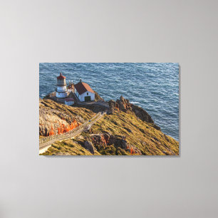 Lighthouse At Point Reyes National Seashore Canvas Print