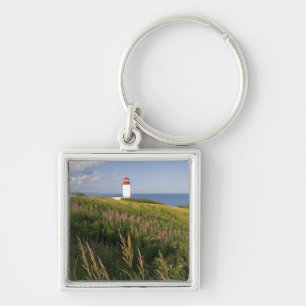 Lighthouse at St. Martins, New Brunswick, 2 Keychain