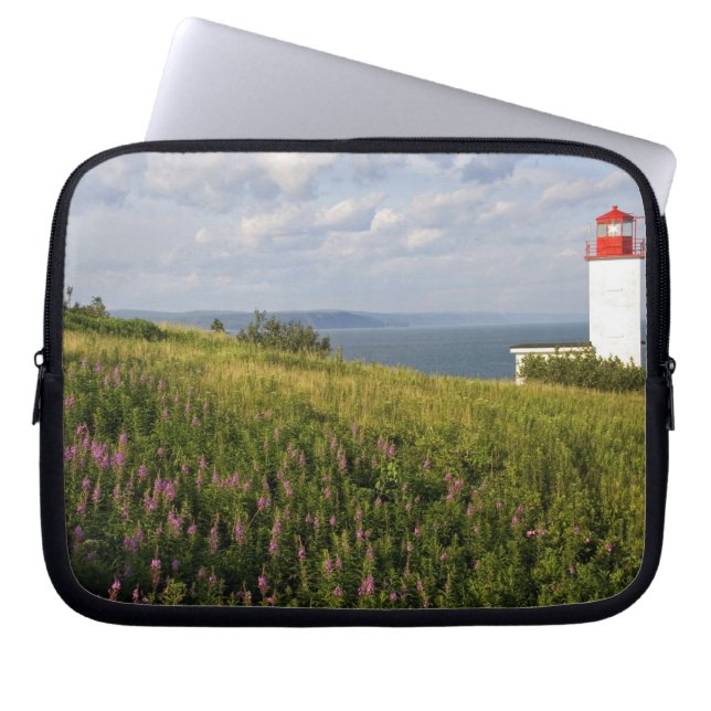 Lighthouse at St. Martins, New Brunswick, Laptop Sleeve (Front)