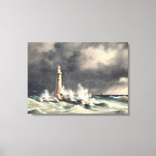 Lighthouse at Stora Balt Canvas Print