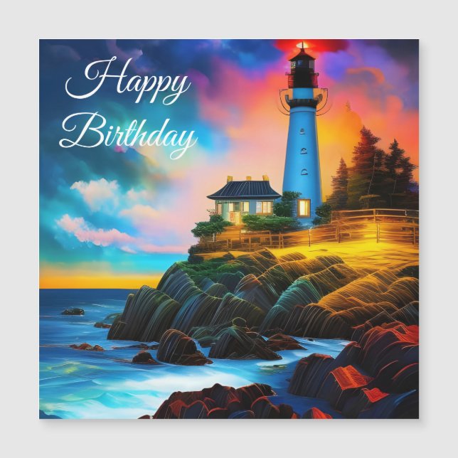 Lighthouse at Sunset (Front)