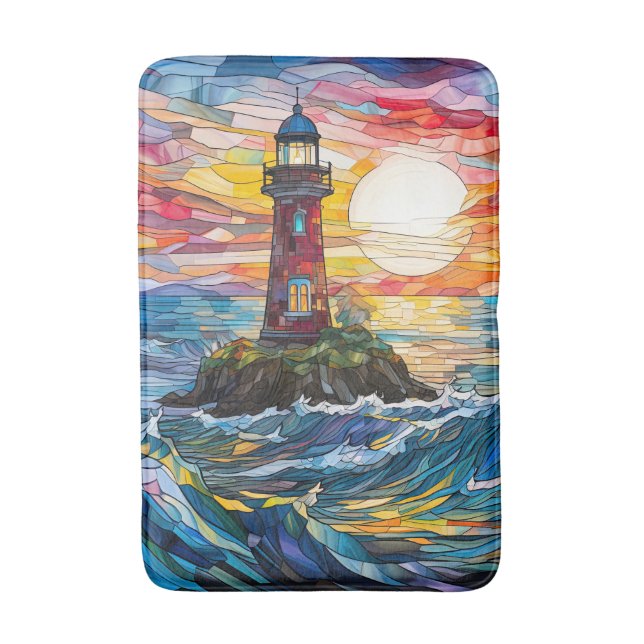 Lighthouse Bath Mat (Front Vertical)