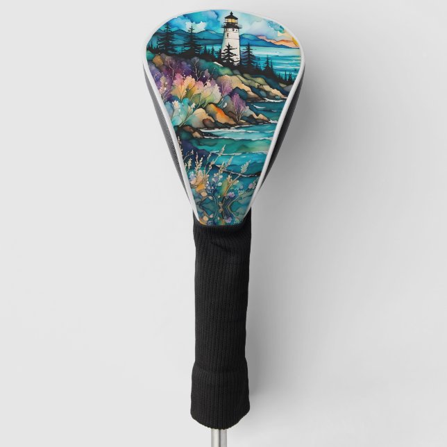 Lighthouse Bay Mountain Wildflower Garden  Golf Head Cover (Front)