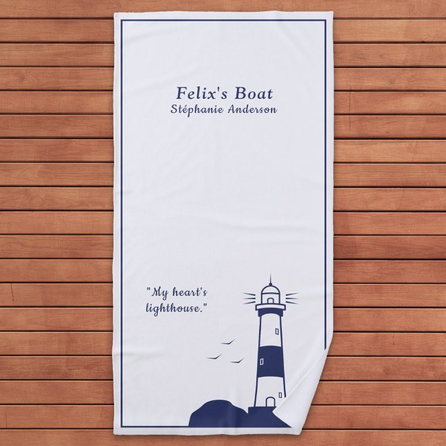 Lighthouse  beach towel (Lighthouse beach towel)