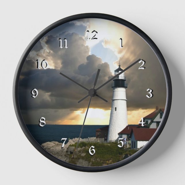 Lighthouse Beacon Clock (Front)