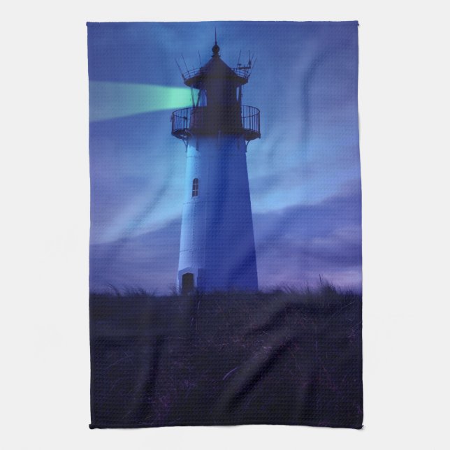 Lighthouse Beacon Kitchen Towel (Vertical)