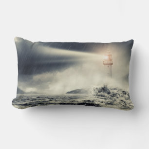 Lighthouse Beacon Lumbar Pillow
