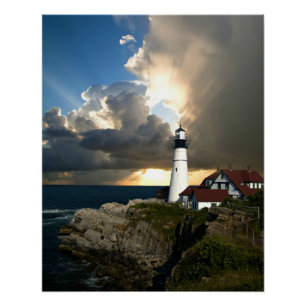 Lighthouse Beacon Poster