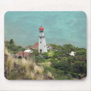 Lighthouse Below on the Ocean Mousepad