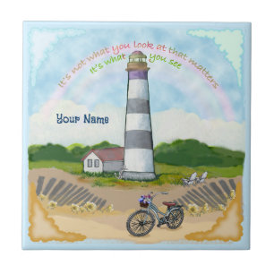 Lighthouse Bike Choice Tile